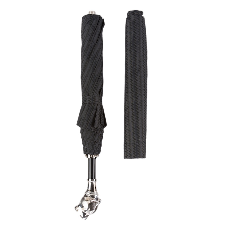 Folding Automatic Umbrella | Italian Handmade Folding Umbrella With Polyester Canopy