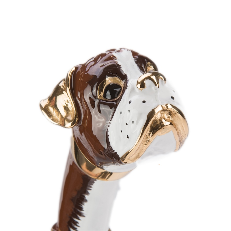 Folding Automatic Umbrella – Italian Handmade Folding Boxer With Brass Handle