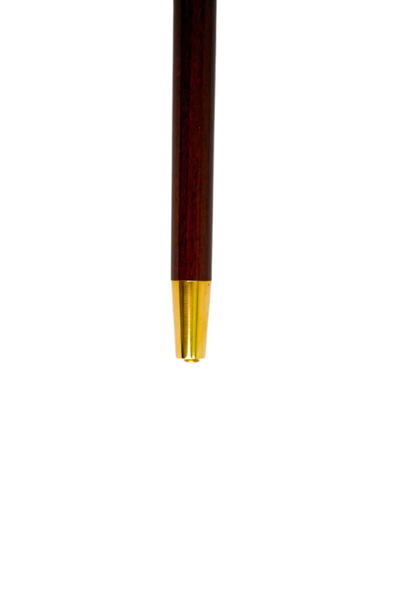 Luxury Walking Cane – Camel Handle, 24K Gold-Plated Brass, Durable Beech Wood Shaft