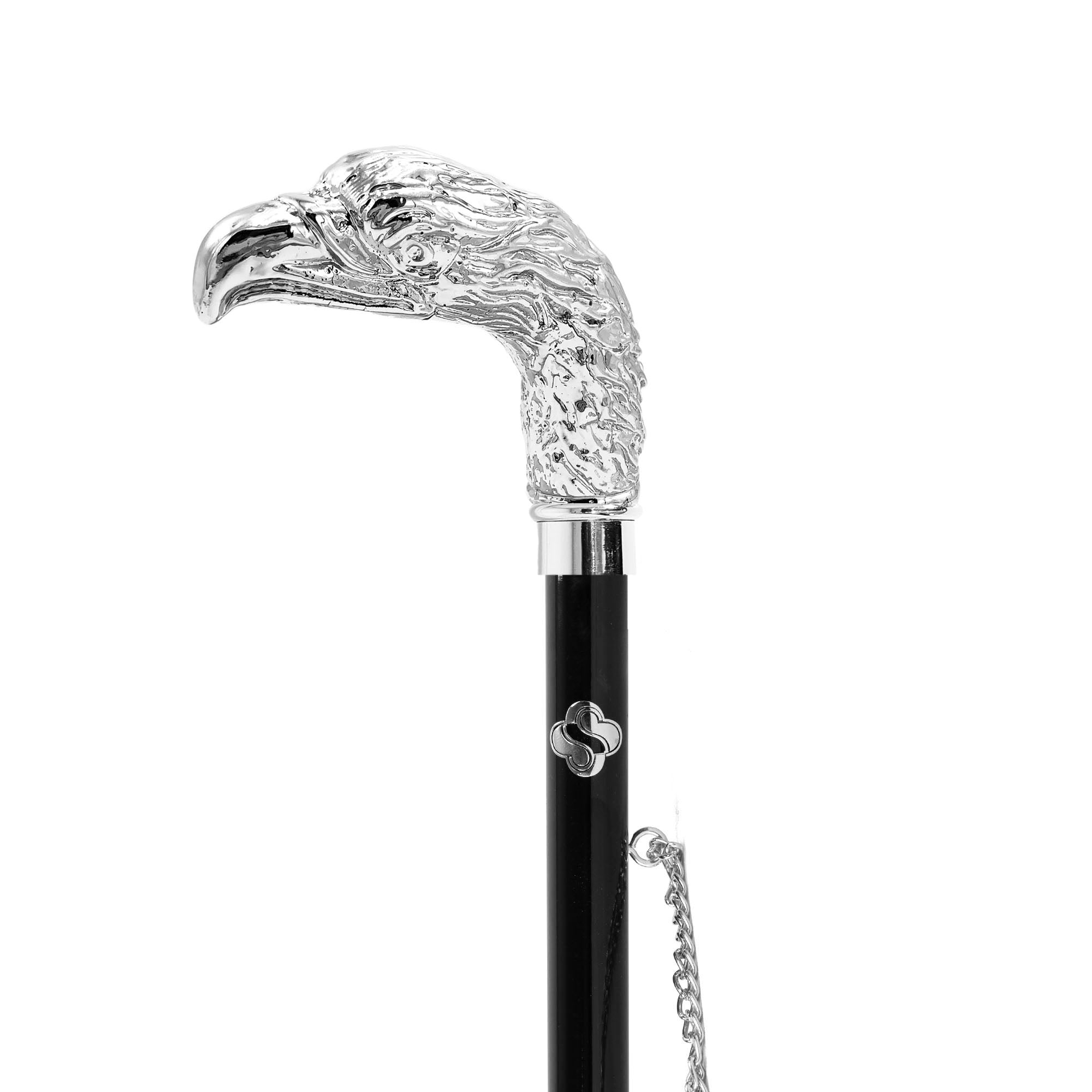 Silver Plated Shoehorn – Long Handled Italian Eagle Handle with Gift Box