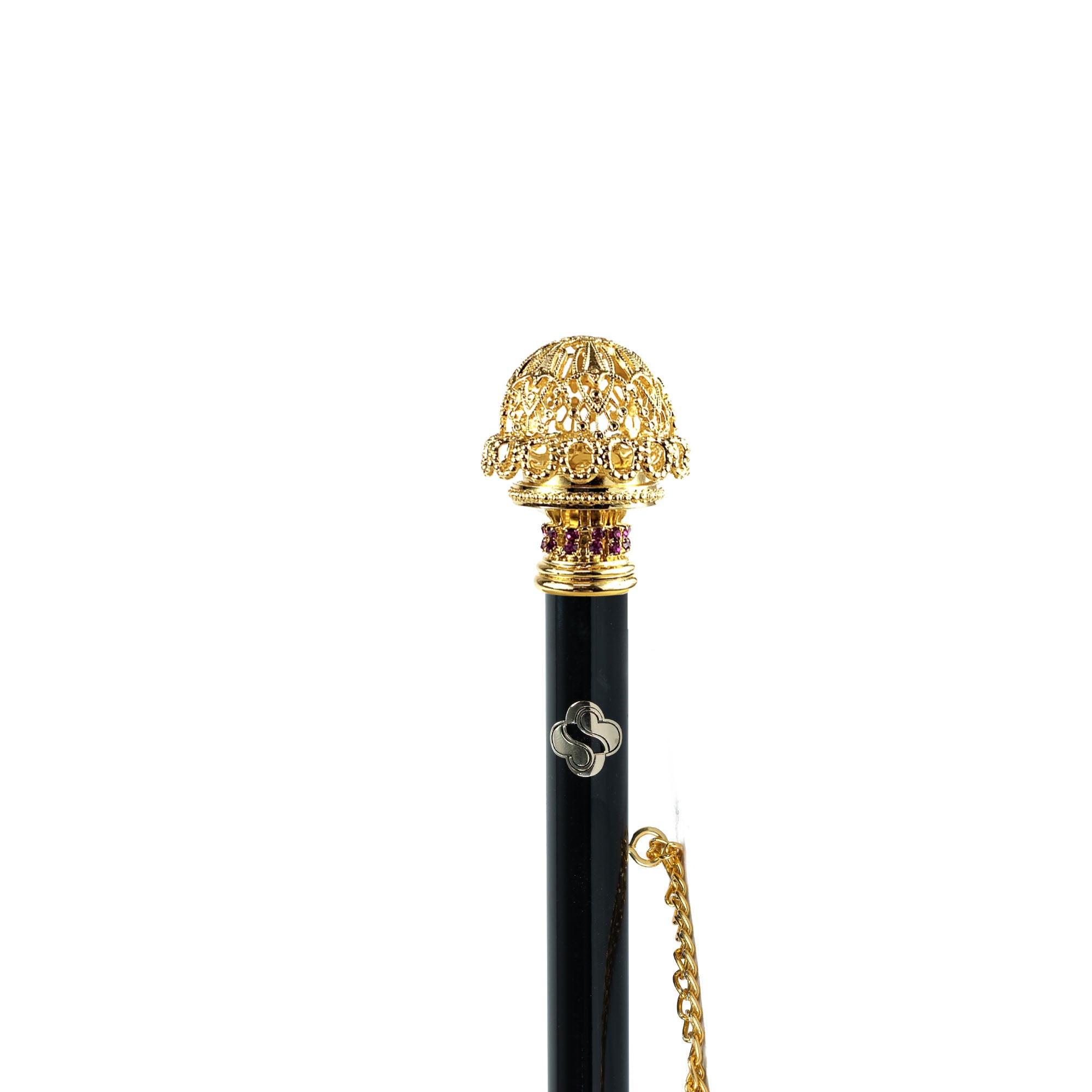 Handmade Shoehorn – Long Handled Brass Shoehorn with Ornate Filigree Handle