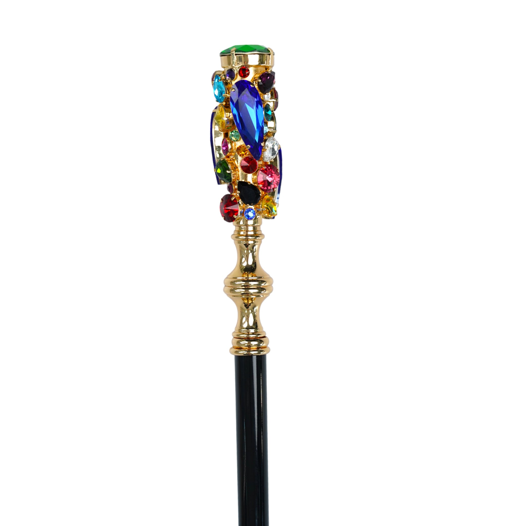 24K Gold-Plated Shoehorn – Limited Edition Handcrafted Crystal Handle, 53 cm Long