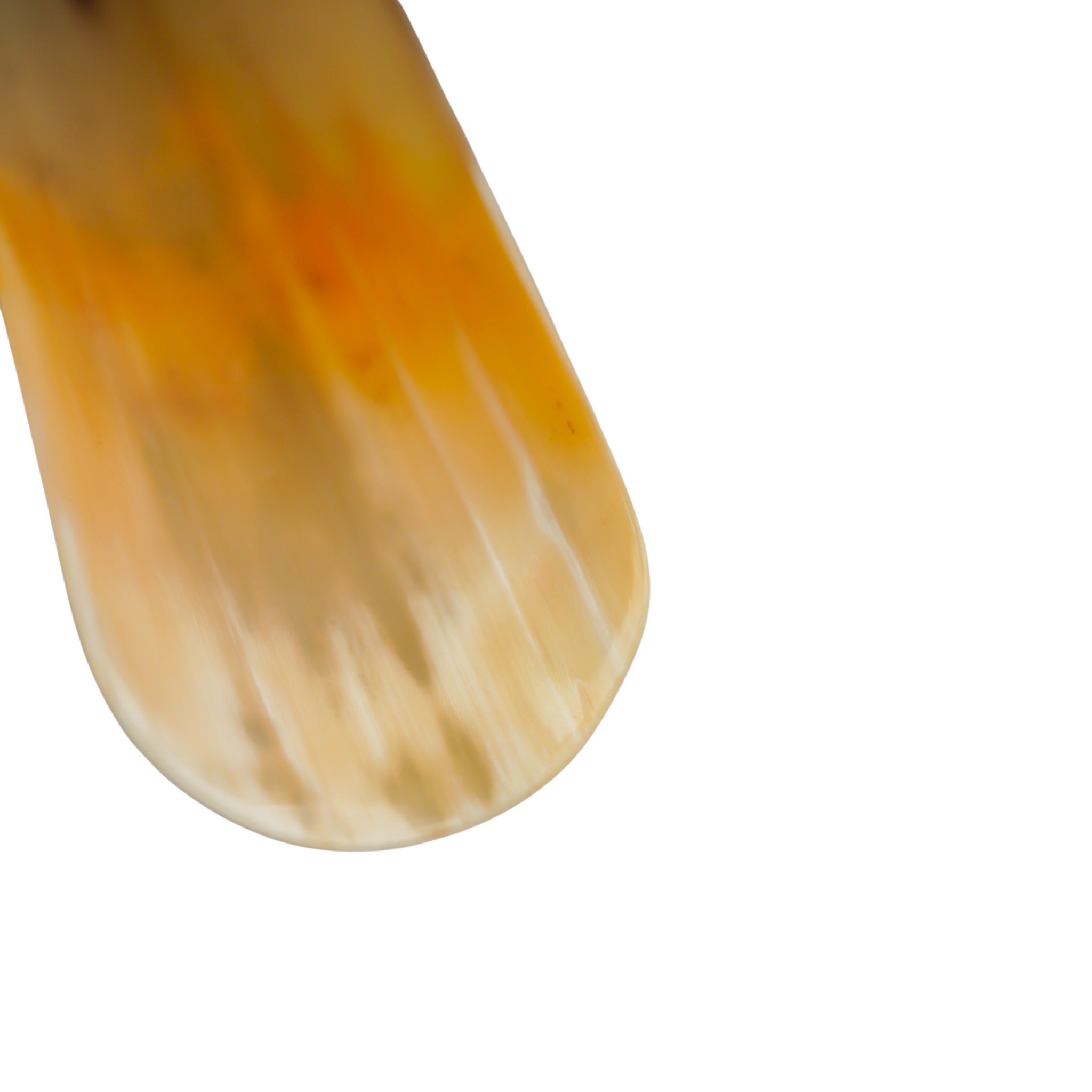 Artisan Horn Shoehorn – Natural Light Color | Handcrafted Shoe Horn Tool 41cm