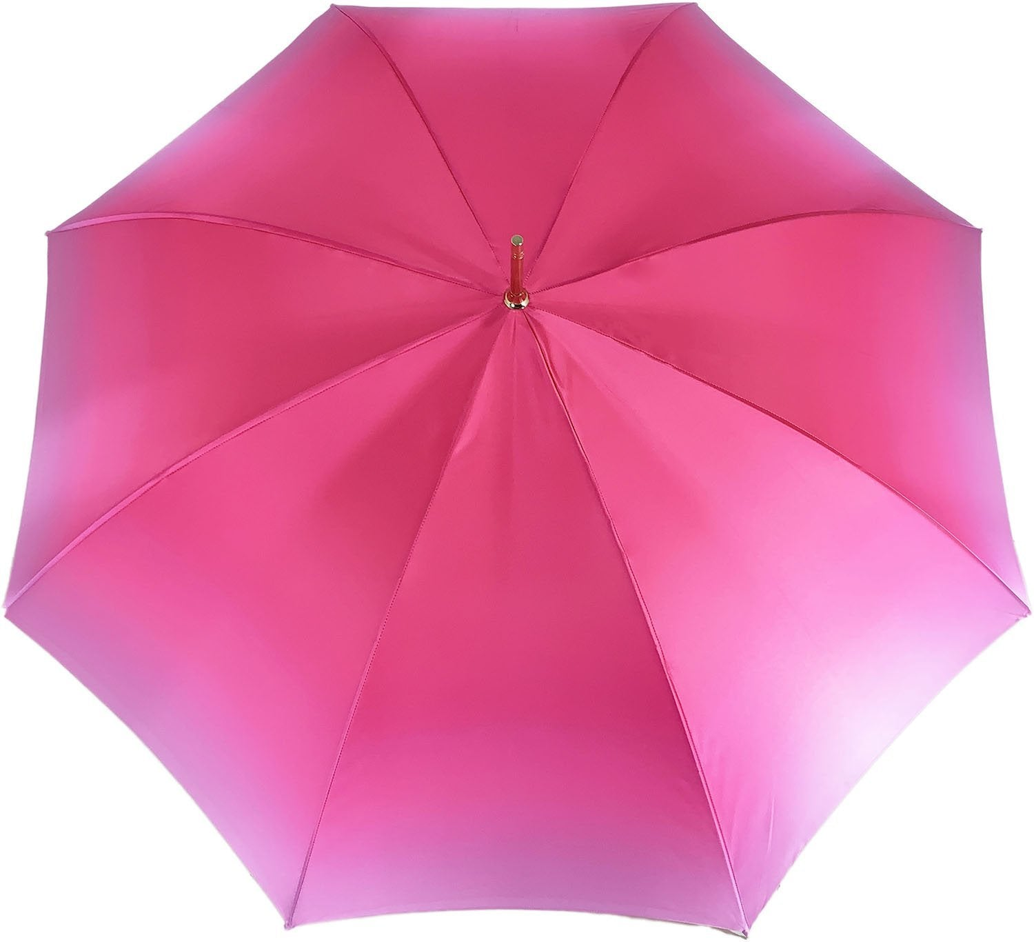 Pink Umbrella - Elegant Handmade Rain Umbrella with Rose Pattern & UV Protection