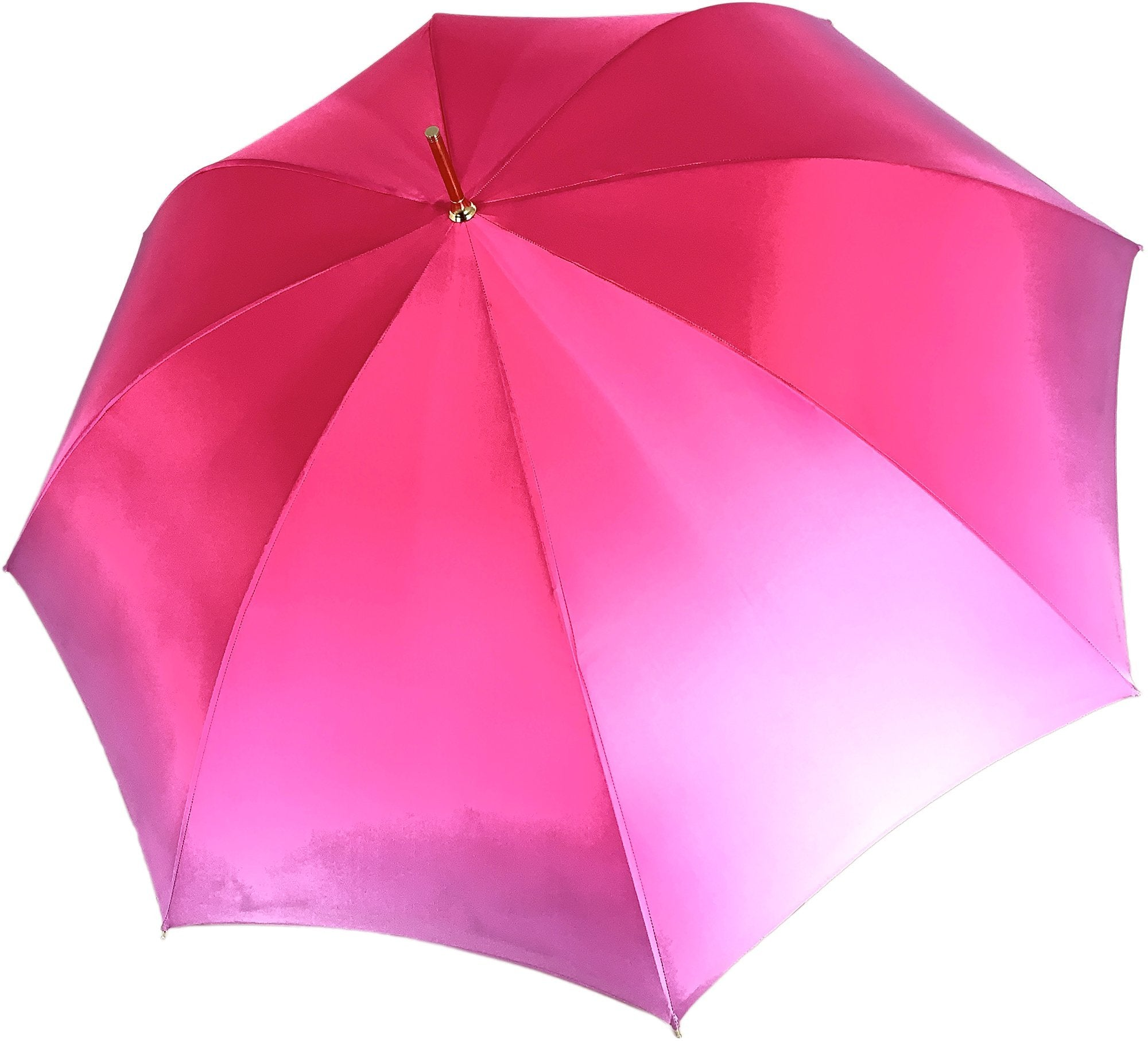 Double Canopy Umbrella – Fuchsia Pink Floral Interior Design, UV Protection