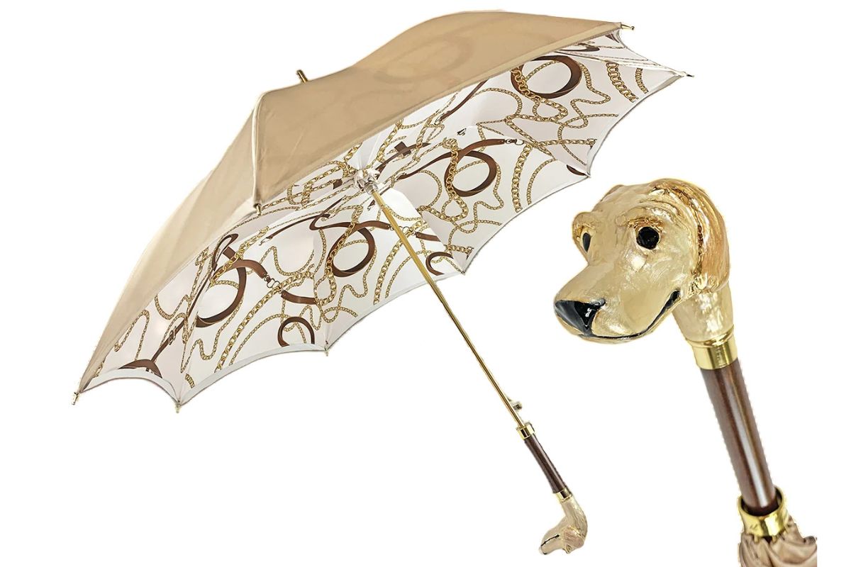 Handmade Dog Handle Umbrella | Luxury Women's Umbrella
