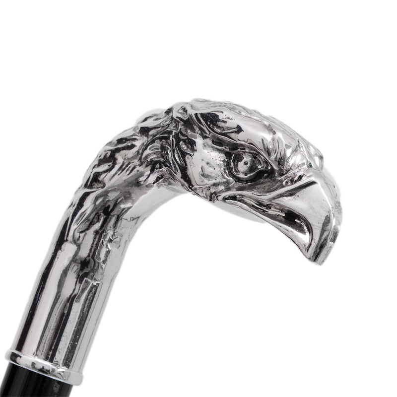 Silver Eagle Shoehorn – Long Handled Artisan Shoe Horn With Wooden Shaft