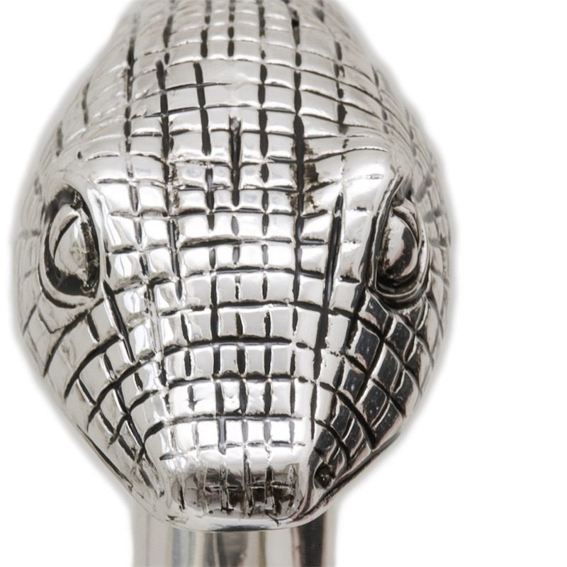 Luxury Shoehorn | Snake Head Handle - Handmade Italian Long Handled Design