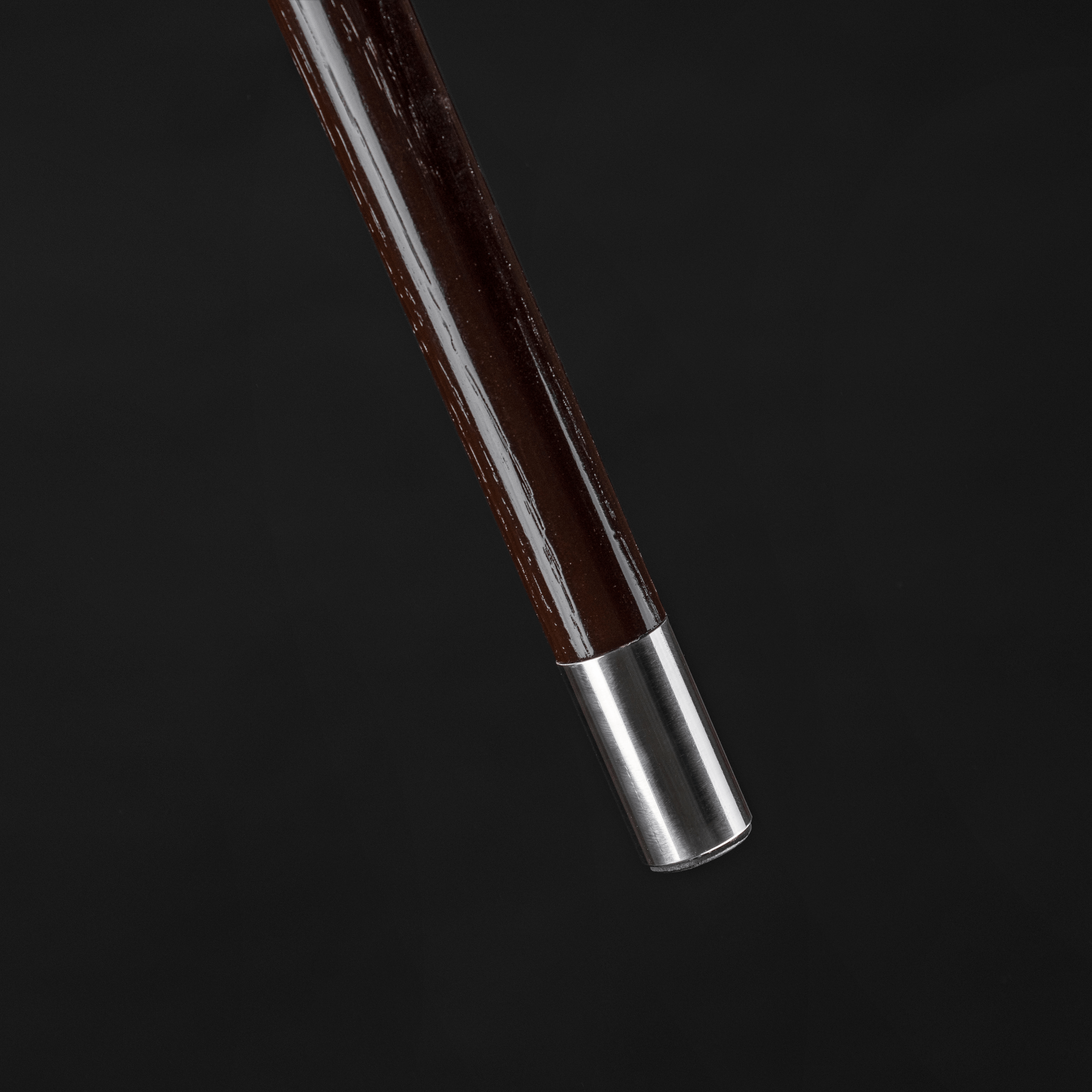 Elegant antique fancy presentation walking cane by ARTWalkingSticks featuring intricate design and polished wood finish.