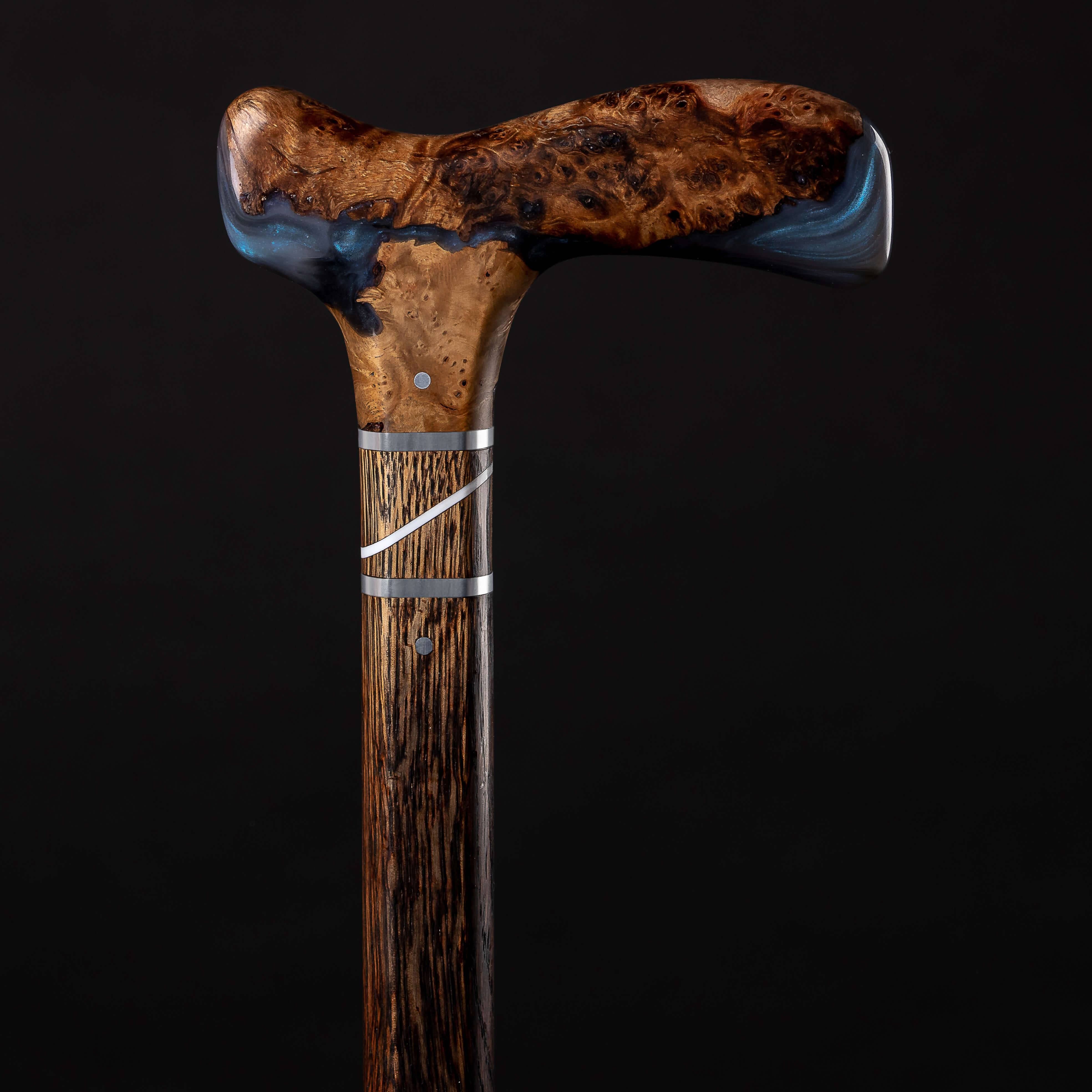 modern handmade walking cane