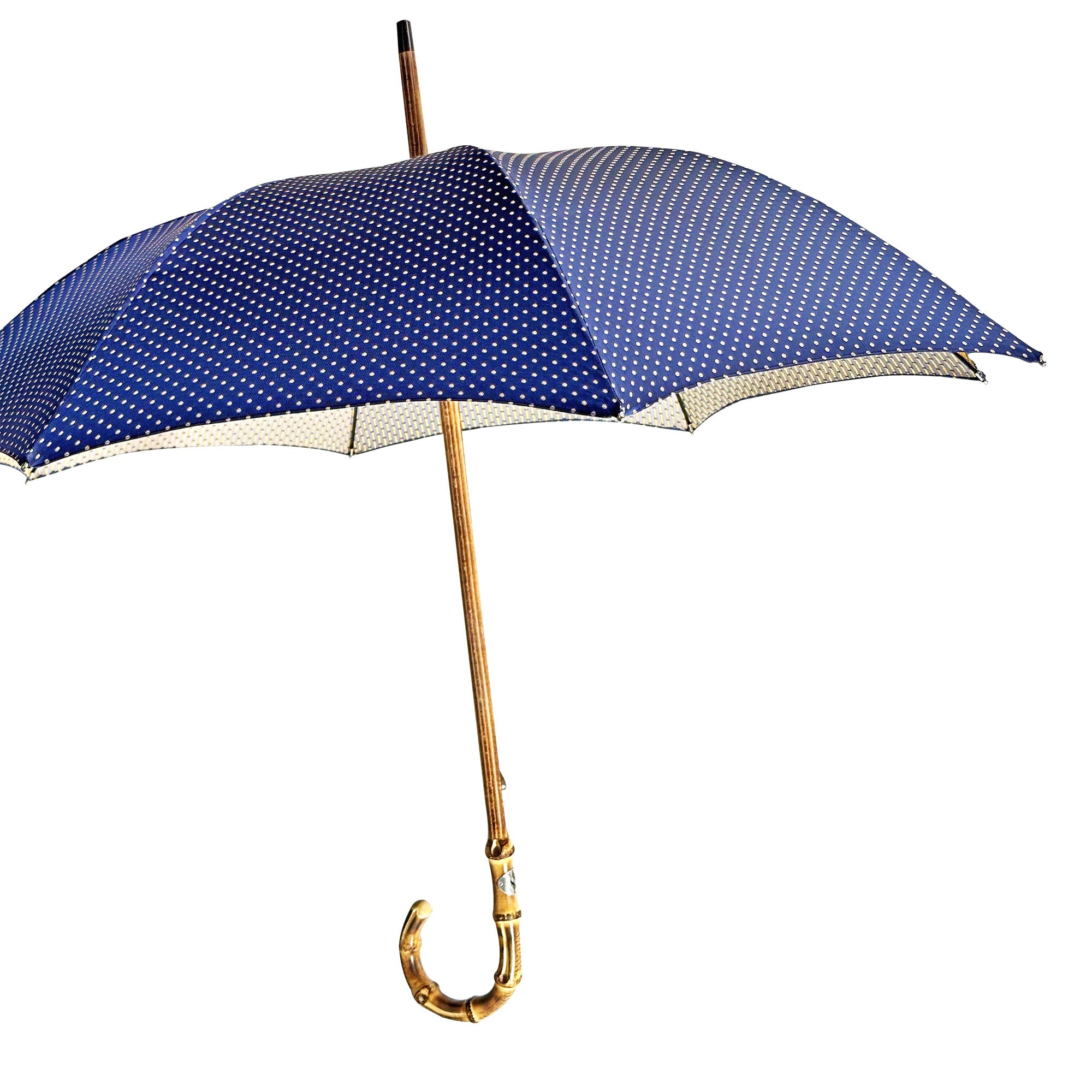 Bamboo Umbrella – Handcrafted Jacquard Canopy With Beechwood Shaft, Elegant Rain Gear