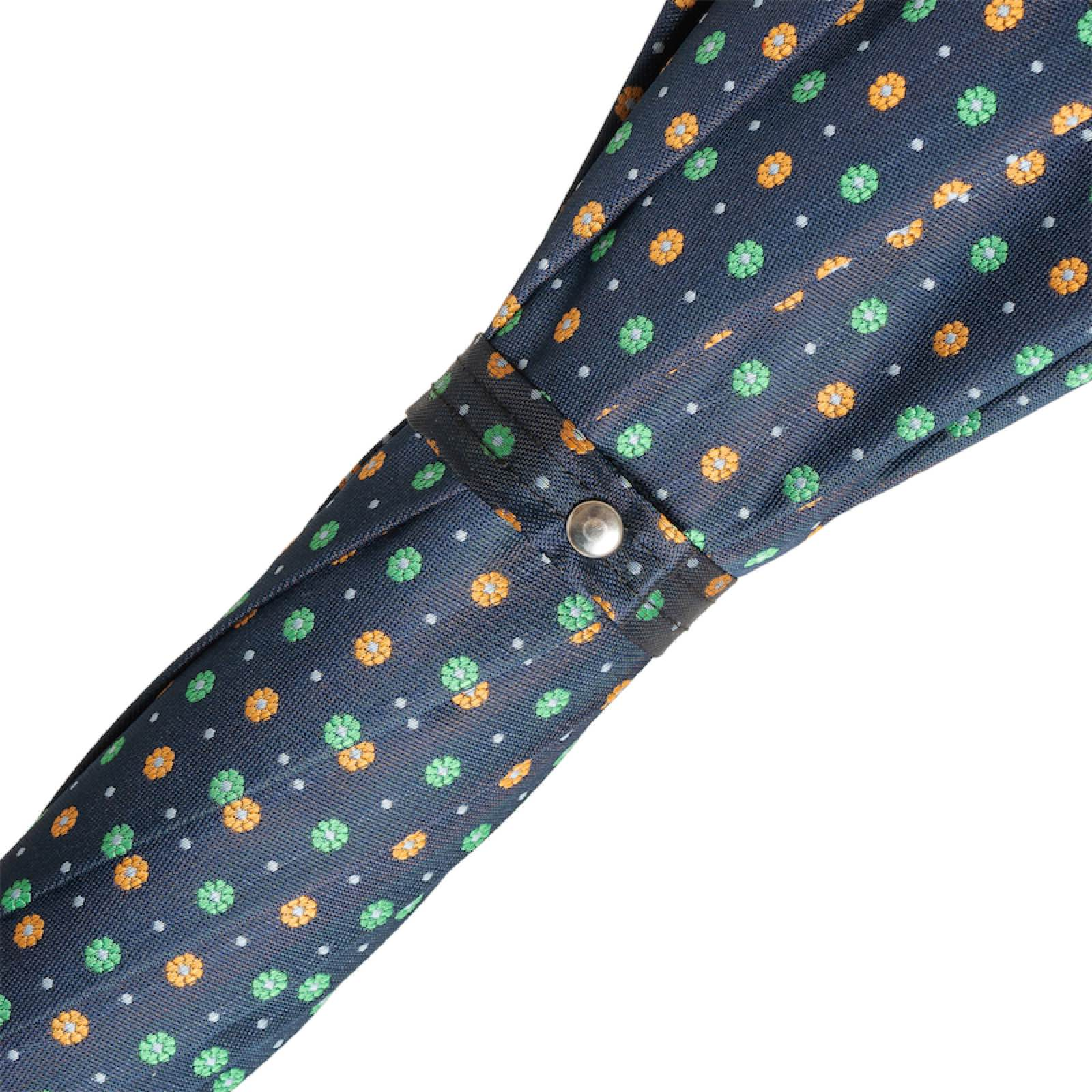 Maple Stick Umbrella – Handmade Italian Craft with Flower Design, Water-Resistant Canopy