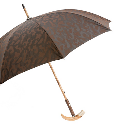 Warthog Tusk Umbrella – Handmade Italian Craftsmanship With Camouflage Canopy