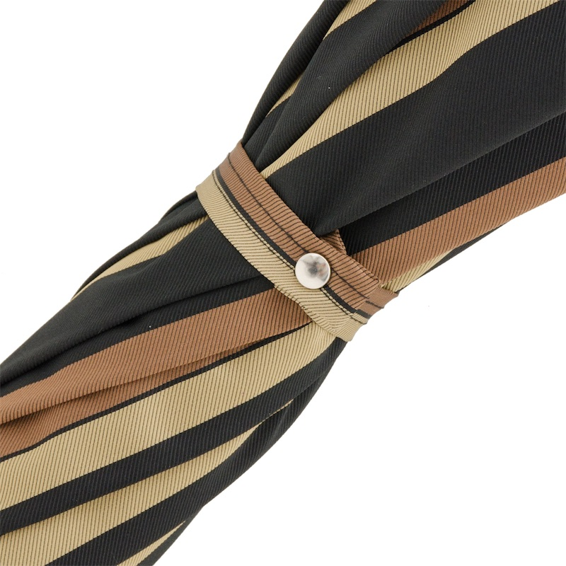 Gentleman Leather Umbrella – Italian Handmade Luxury Rain Protection Accessory