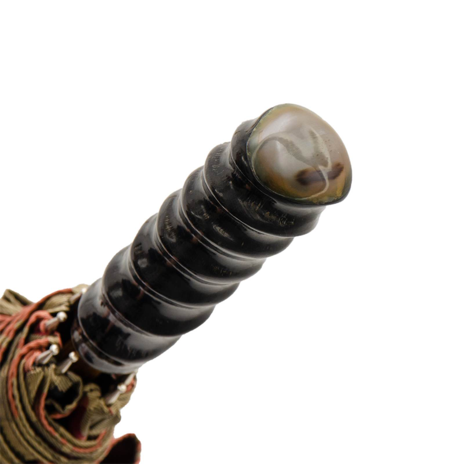 Oryx Horn Umbrella – Italian Handmade Rain Umbrella with Natural Horn Handle