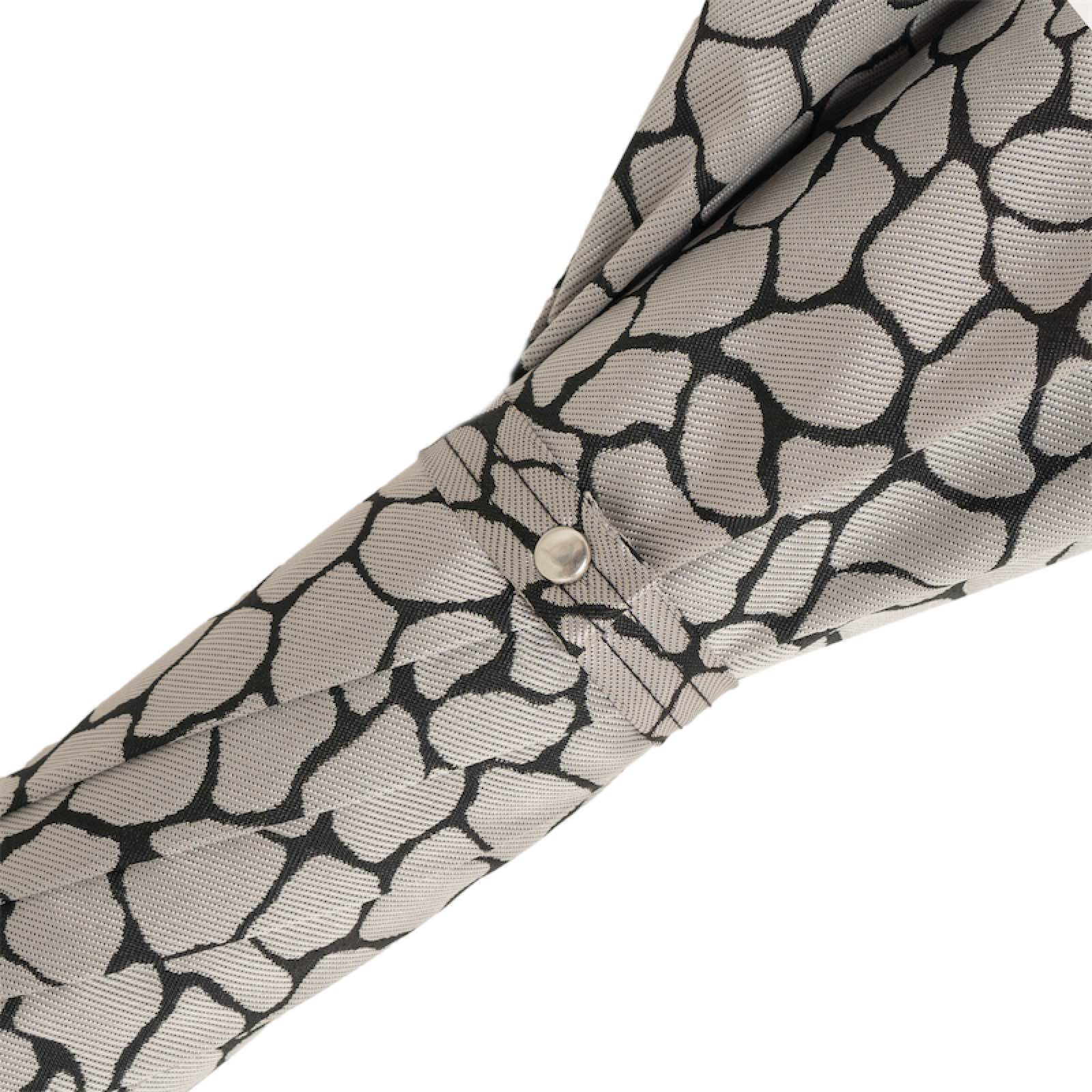 Braided Leather Umbrella – Handmade Italian Rain Umbrella With Water Repellent Canopy