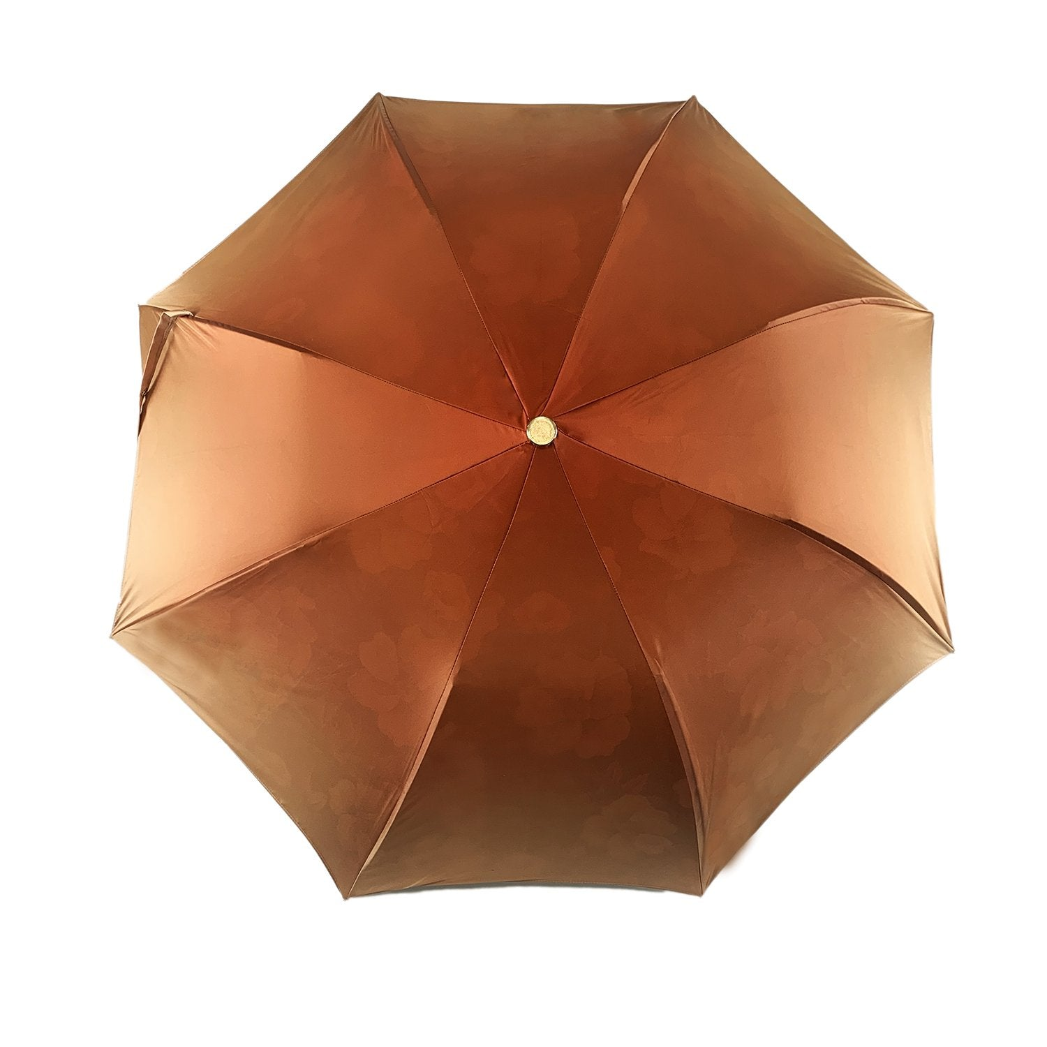 Light Green Umbrella – Handmade Italian Folding Rain Umbrella With Double Canopy