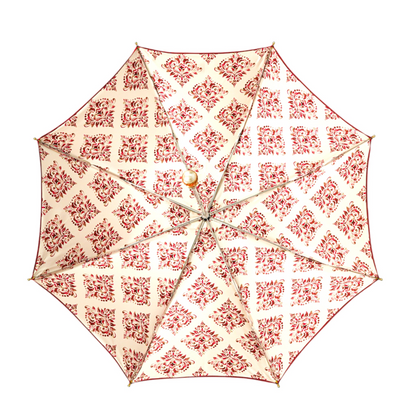 Amaranth Umbrella – Deluxe Women's Collection | Luxury Rain Umbrella With Gold Handle