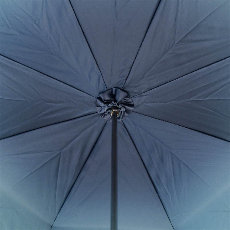 Blue Swarovski Umbrella – Manual Open Umbrella with Blue Gem Handle & Double Cloth Canopy