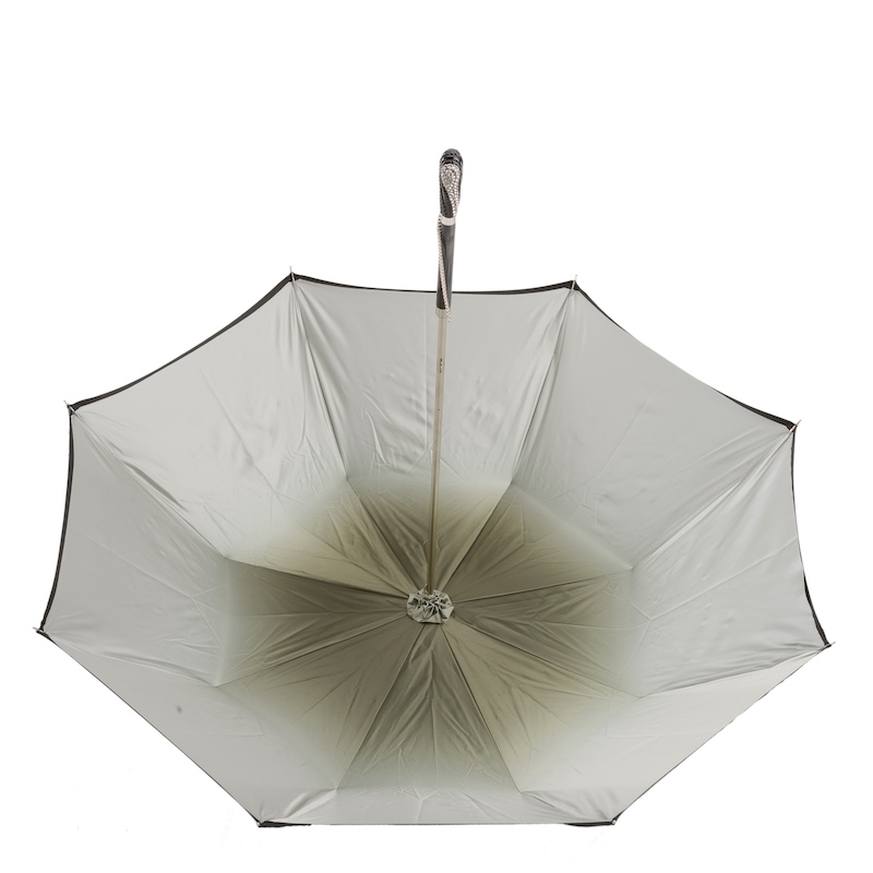 Swarovski Crystal Umbrella – Black Double Cloth Canopy | Handmade Italian Luxury