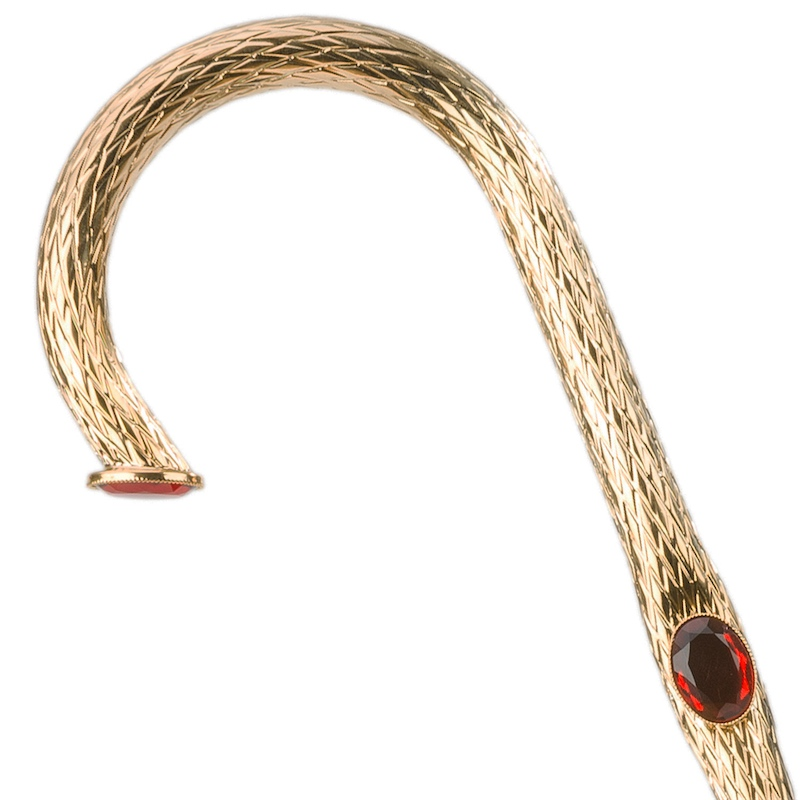 Flower Inside Umbrella – Handmade Italian Rain Umbrella with Brass Handle