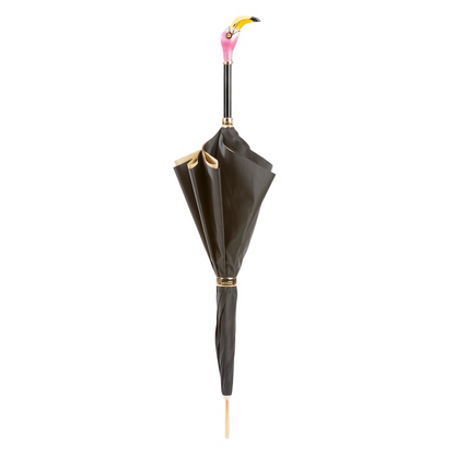 Enameled Brass Umbrella – Double Cloth Manual Open | Stylish Rain Protection