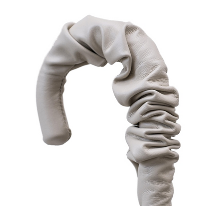 Leopard Print Umbrella – Handmade Italian Leather Handle Rain Canopy Gift Box