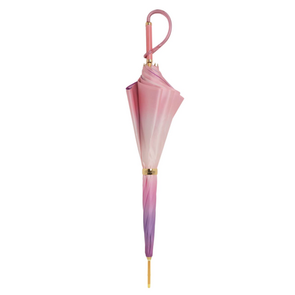 Pink Ombre Umbrella – Handmade Italian Rain Umbrella with Acetate Handle