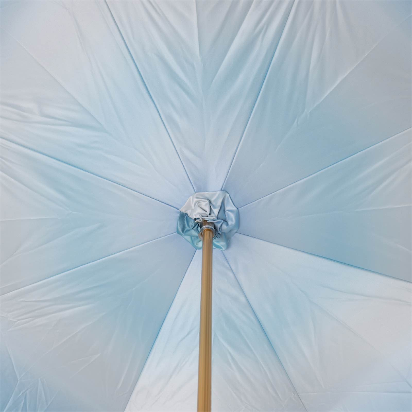Designer Dolphin Umbrella – Handmade Italian Blue Rain Umbrella With Brass Handle