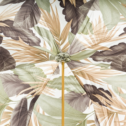 Tropical Bamboo Umbrella – Handmade Italian Rain Umbrella with Bamboo Handle