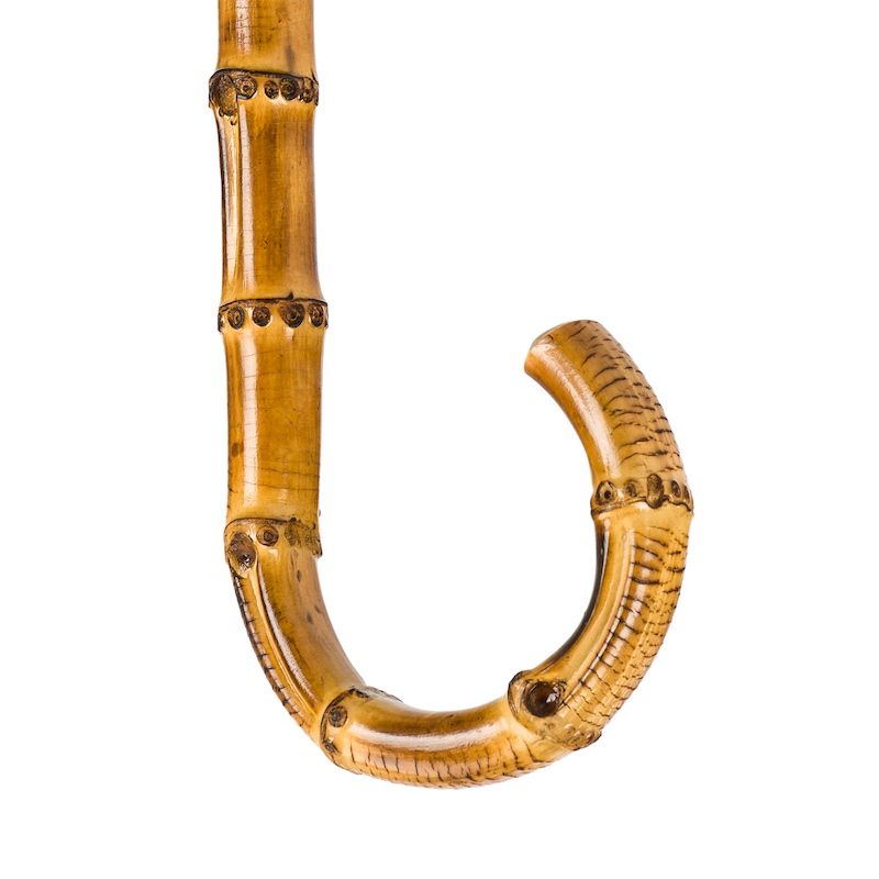 Tropical Bamboo Umbrella – Handmade Italian Rain Umbrella with Bamboo Handle