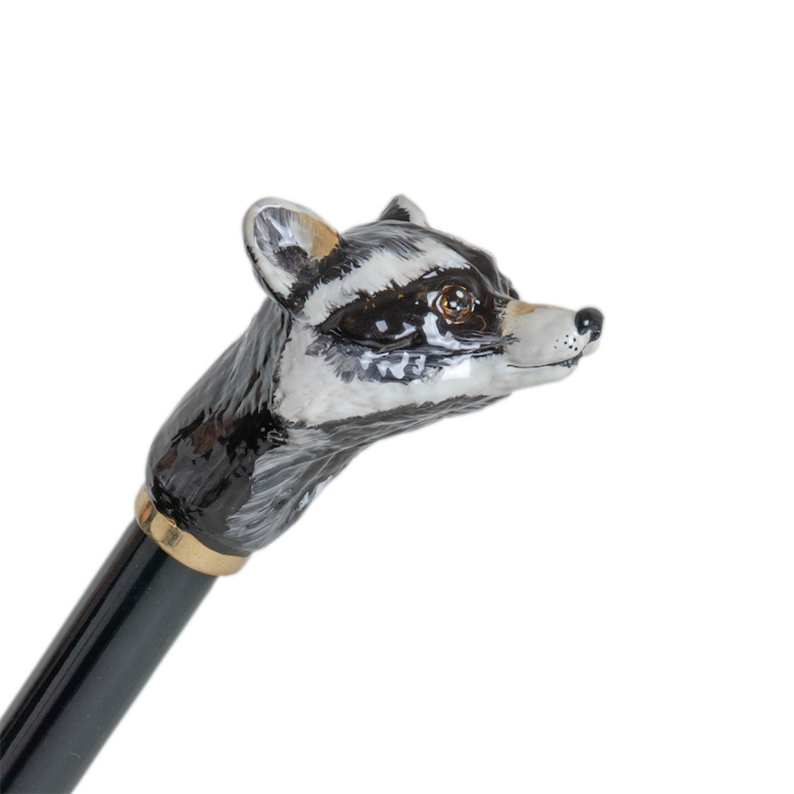 Manual Umbrella – Italian Handcrafted Luxury Rain Umbrella with Enameled Brass Handle