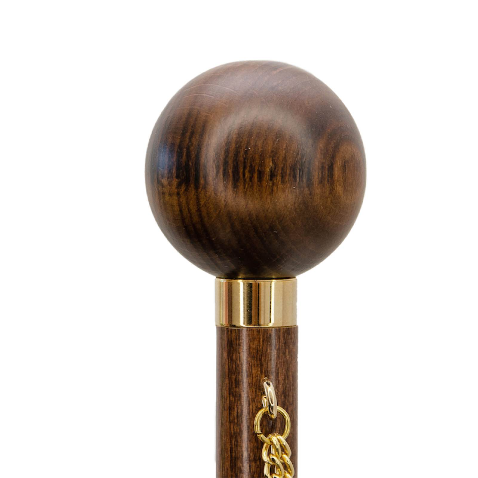 Designer Umbrella - Handmade Italian Rain Umbrella with Wooden Handle & Durable Polyester Canopy