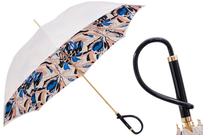 Ivory Umbrella – Handmade Italian Craft, Acetate Handle & Classic Ivory Canopy