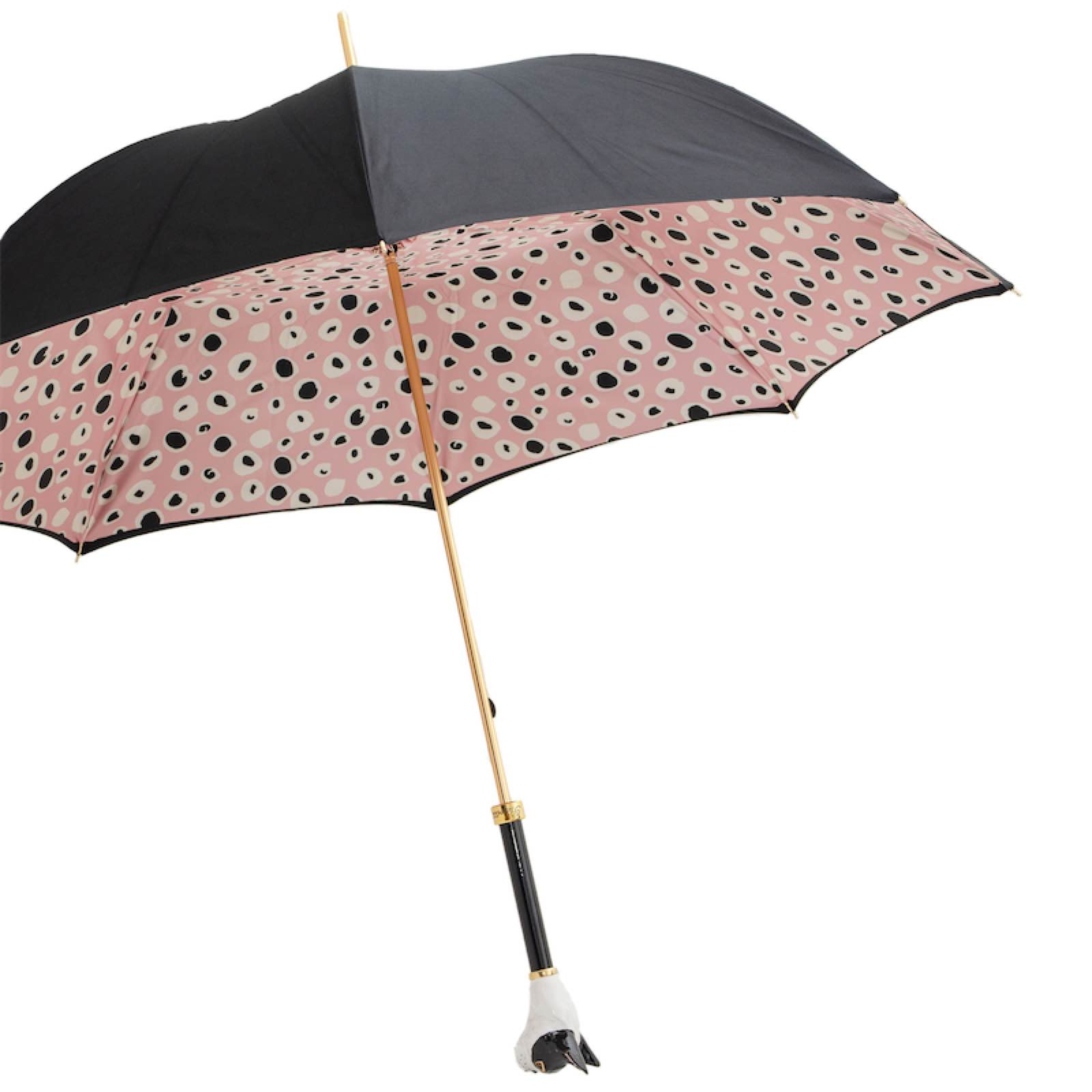 French Bulldog Umbrella – Luxury Rain Umbrella With Enameled Brass Handle