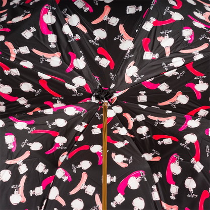 Handmade Italian Umbrella – Double Cloth Canopy | Luxury Rain Umbrella For Women