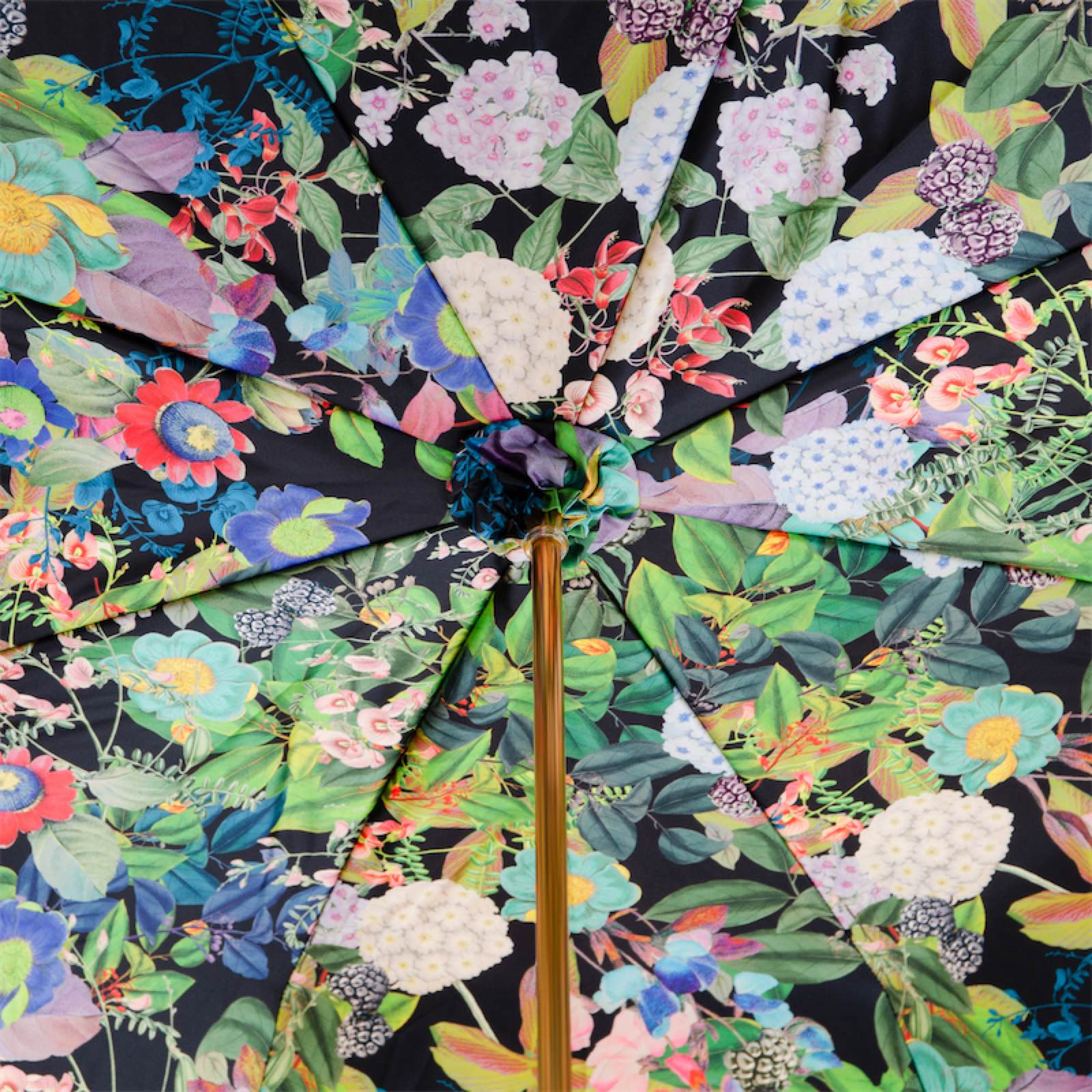 Yellow Canopy Umbrella – Handmade Italian Classic Rain Protection Accessory