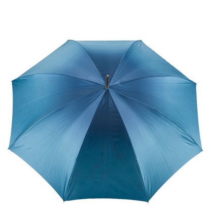 Handmade Italian Umbrella – Floral Rain Umbrella with Wooden Handle | Pasotti