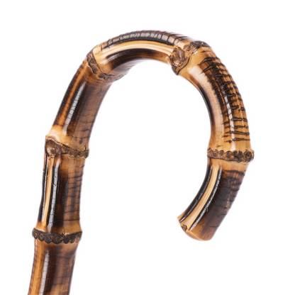 Butterfly Print Umbrella – Handmade Italian Bamboo Handle Rain Protection