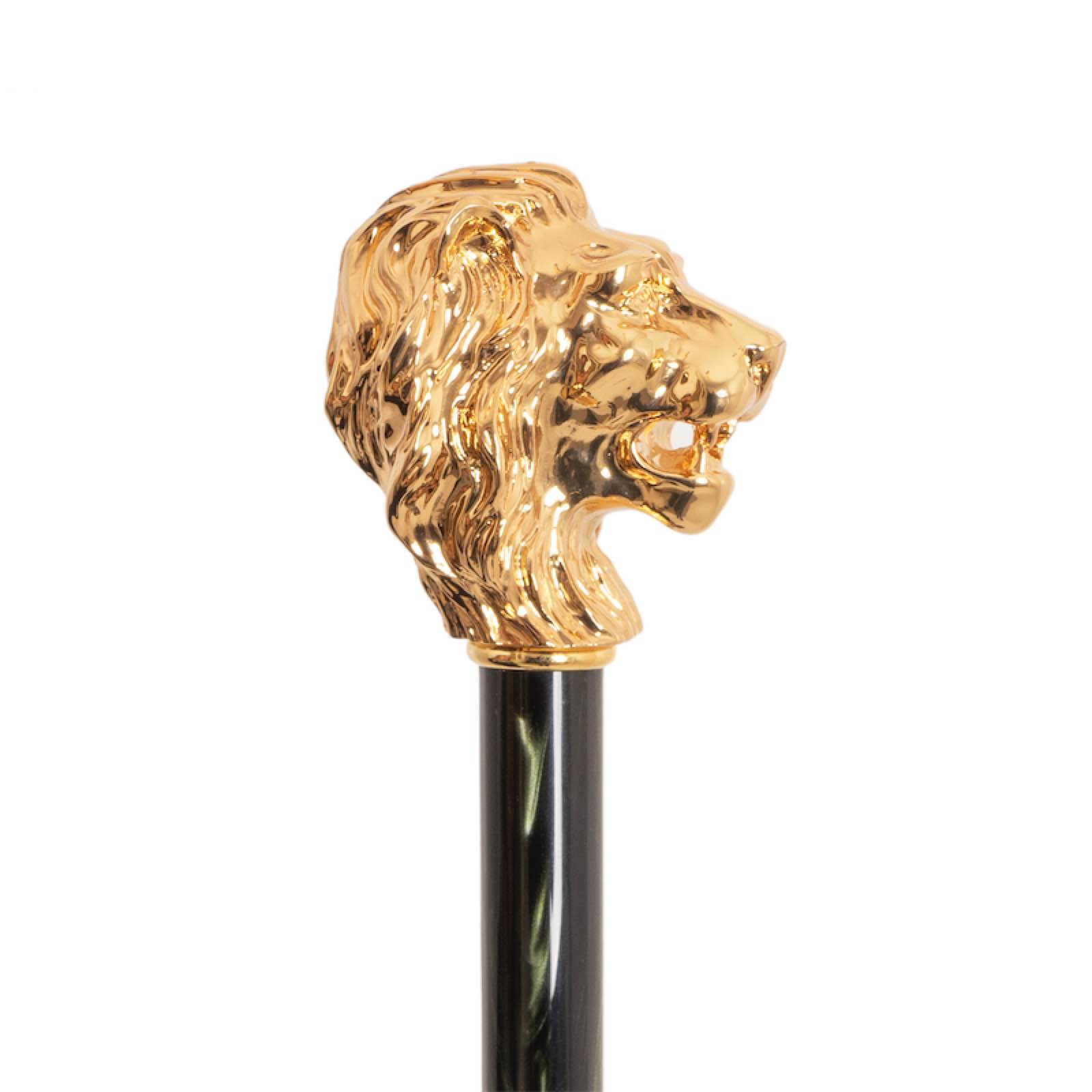 Luxury Lion Umbrella – Leopard Print Canopy | Manual Opening Rain Protection