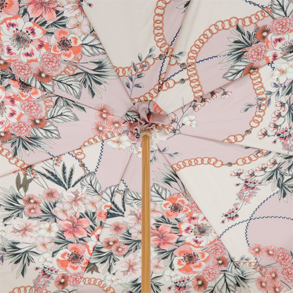 Brass Handle Umbrella – Handmade Italian Rain Umbrella With Polished Sphere Handle