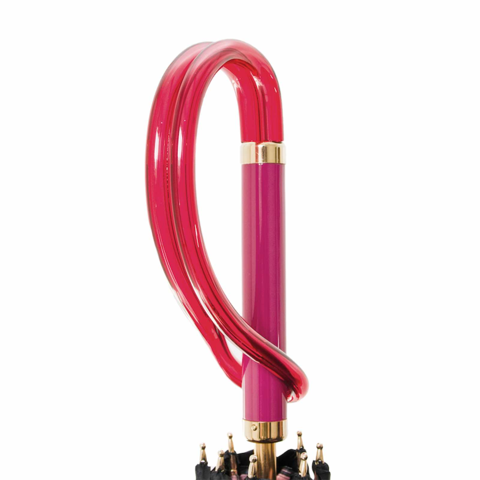 Handcrafted Optical Umbrella – Luxury Floral Rain Umbrella With Polyester Canopy