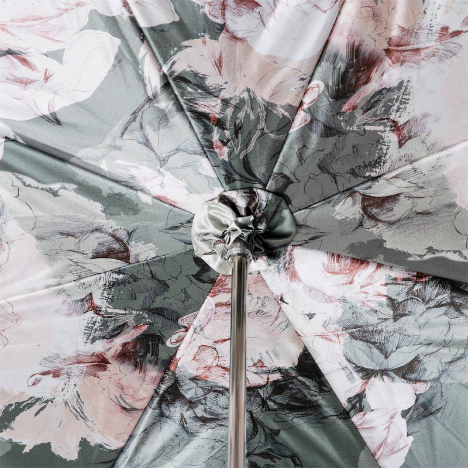 Mother Of Pearl Umbrella – Handmade Italian Luxury Rain Umbrella With Pearl Handle