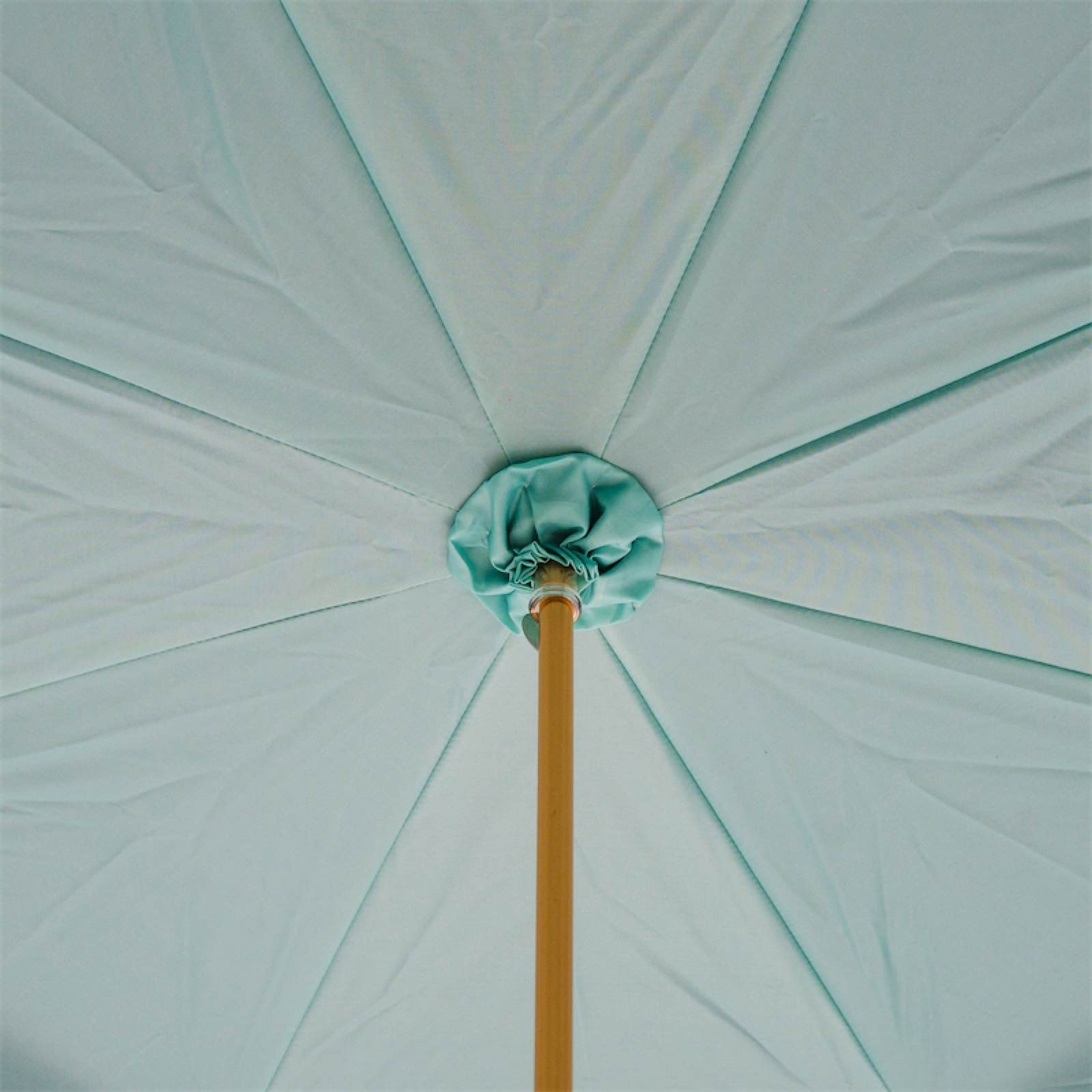 Seahorse Brass Umbrella – Italian Handmade Double Cloth Rain Umbrella With Enameled Handle