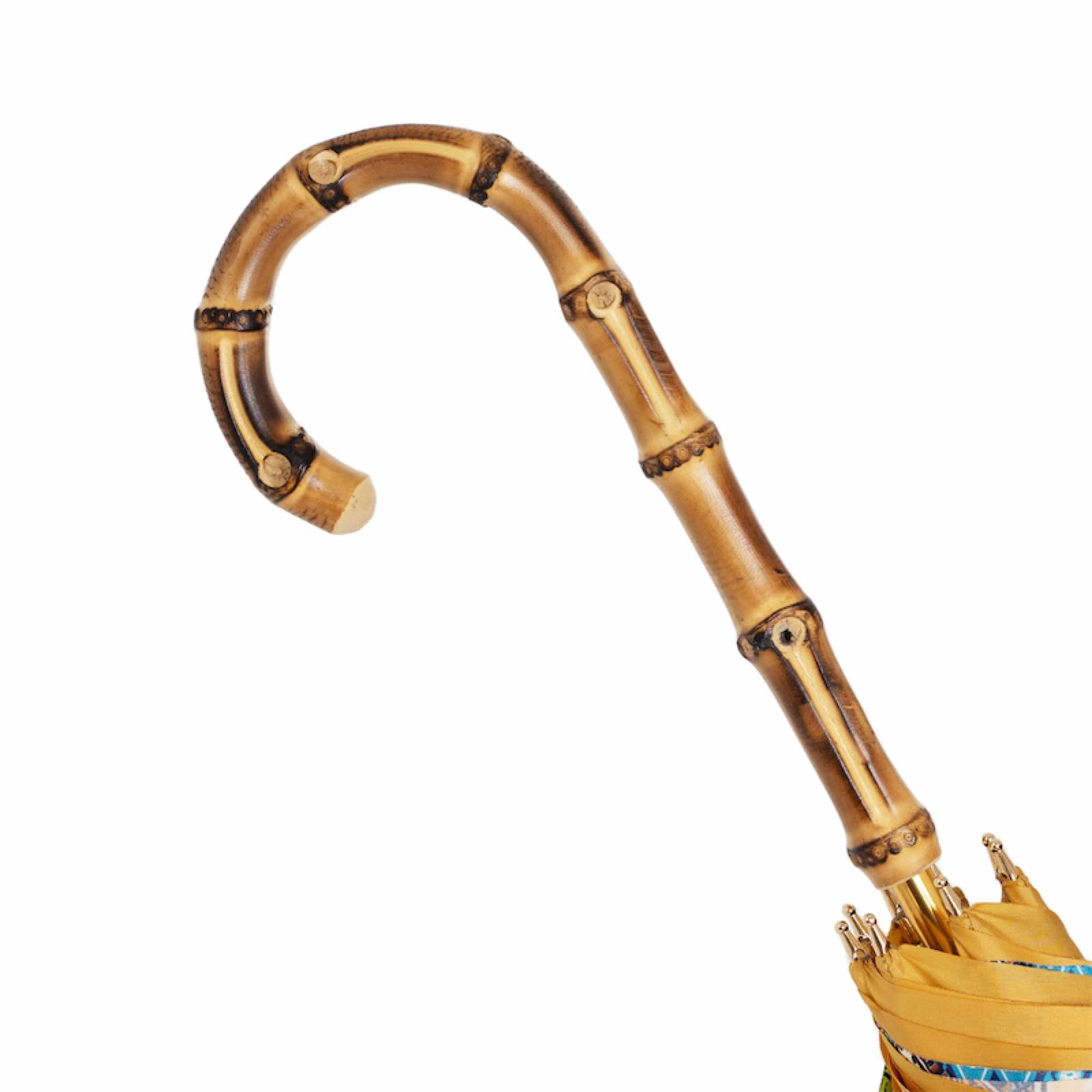 Bamboo Handle Umbrella – Fruit Pattern Manual Opening Rain Umbrella With Gift Box