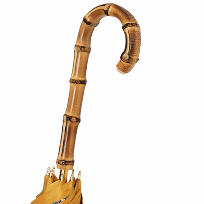 Bamboo Handle Umbrella – Fruit Pattern Manual Opening Rain Umbrella With Gift Box