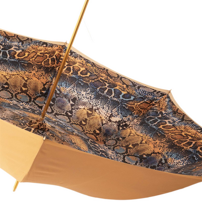 Luxury Knuckleduster Umbrella – Italian Handmade Rain Umbrella with Enameled Brass Handle