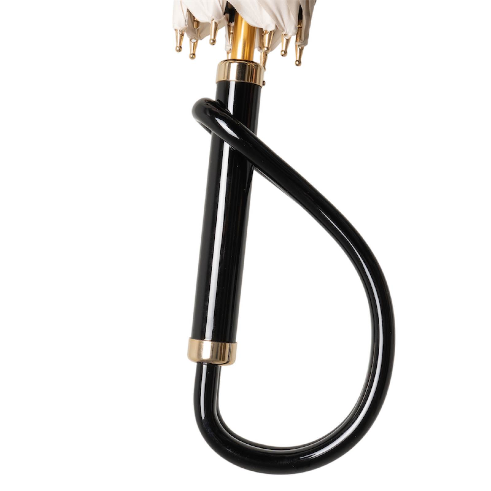 Ivory Umbrella – Handmade Italian Rain Umbrella with Acetate Handle & Durable Canopy