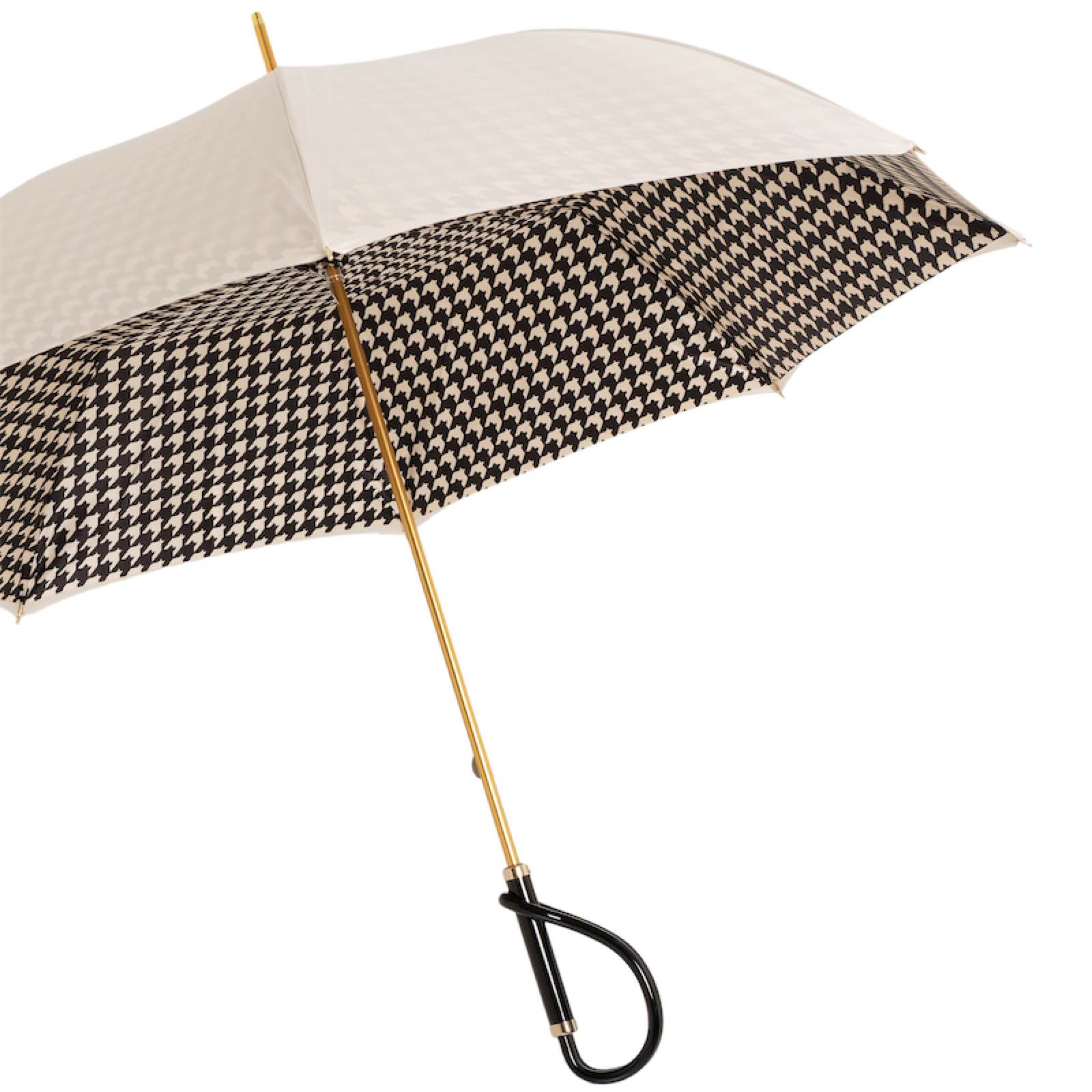 Ivory Umbrella – Handmade Italian Rain Umbrella with Acetate Handle & Durable Canopy