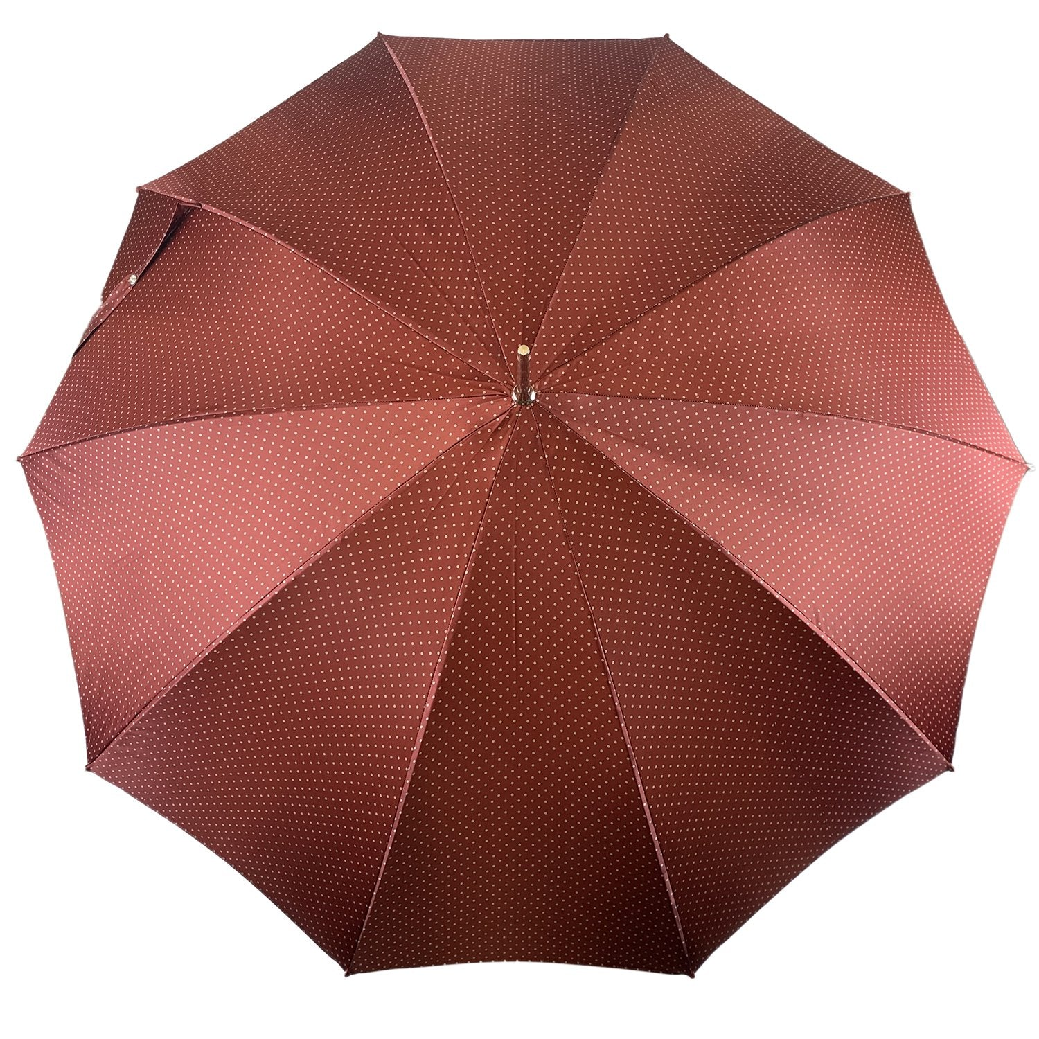 Hand-painted tiger umbrella by Ilmarchesato showcasing Italian luxury craftsmanship for men.